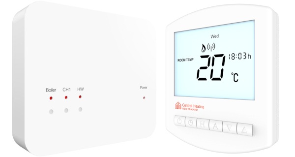 Wireless 2 Channel Programmable Thermostat image