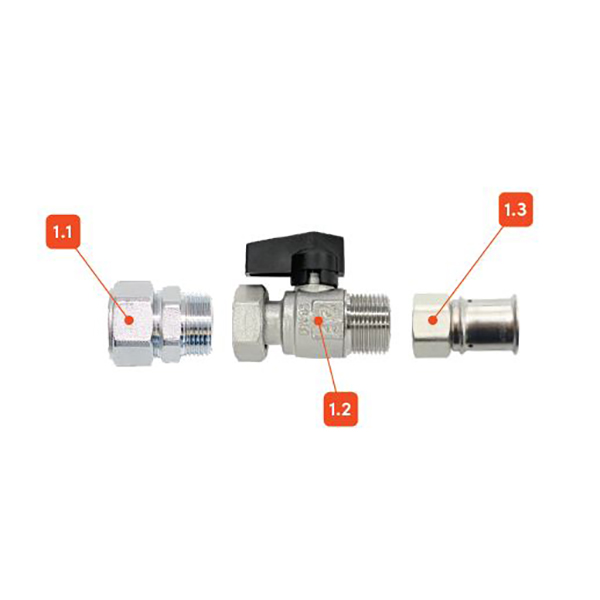 KIT 1 - 20mm - 1 Port HBC Connection Kit image