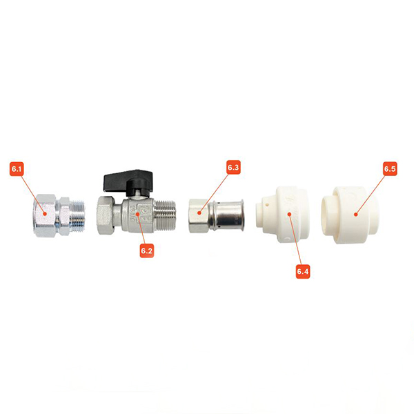 KIT 6 - 32mm - 1 Port HBC Connection Kit image