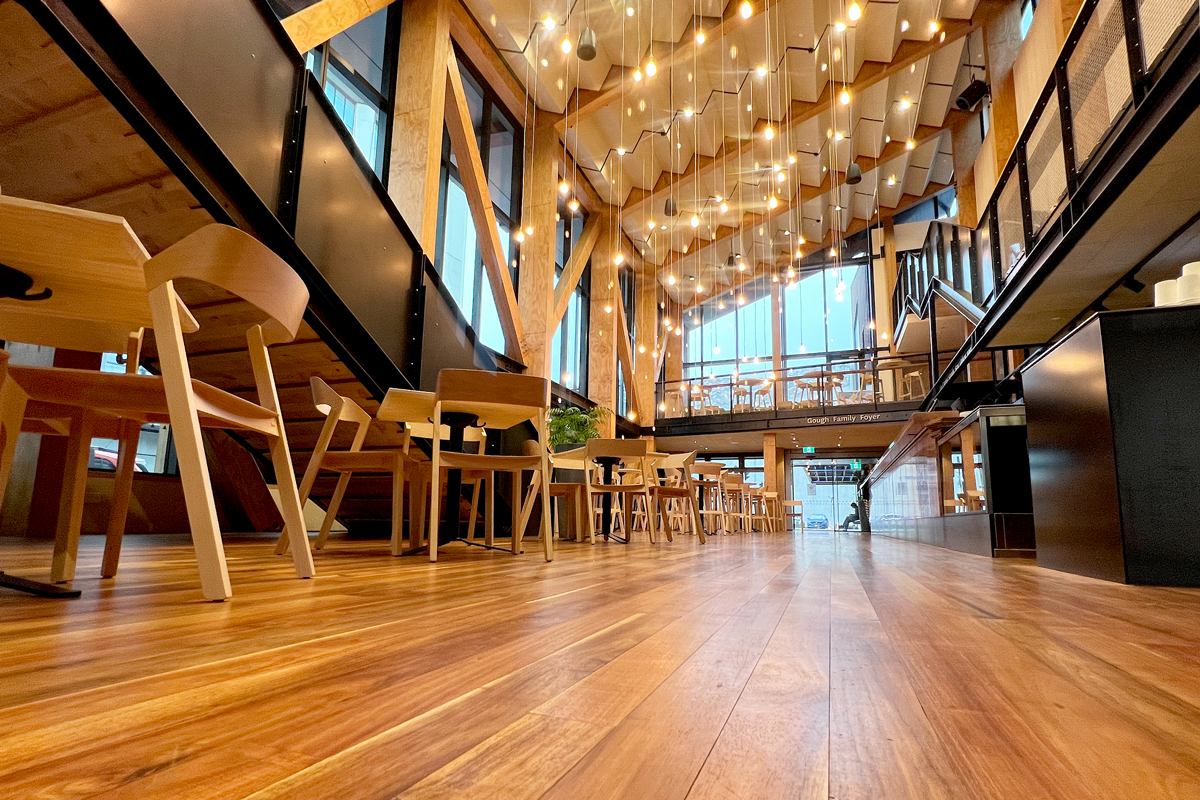 Court Theatre Foyer Underfloor